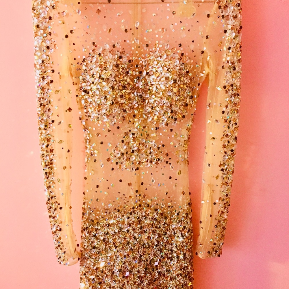 Jovani Couture Golden Trophy Gown - Picture 2 of 5